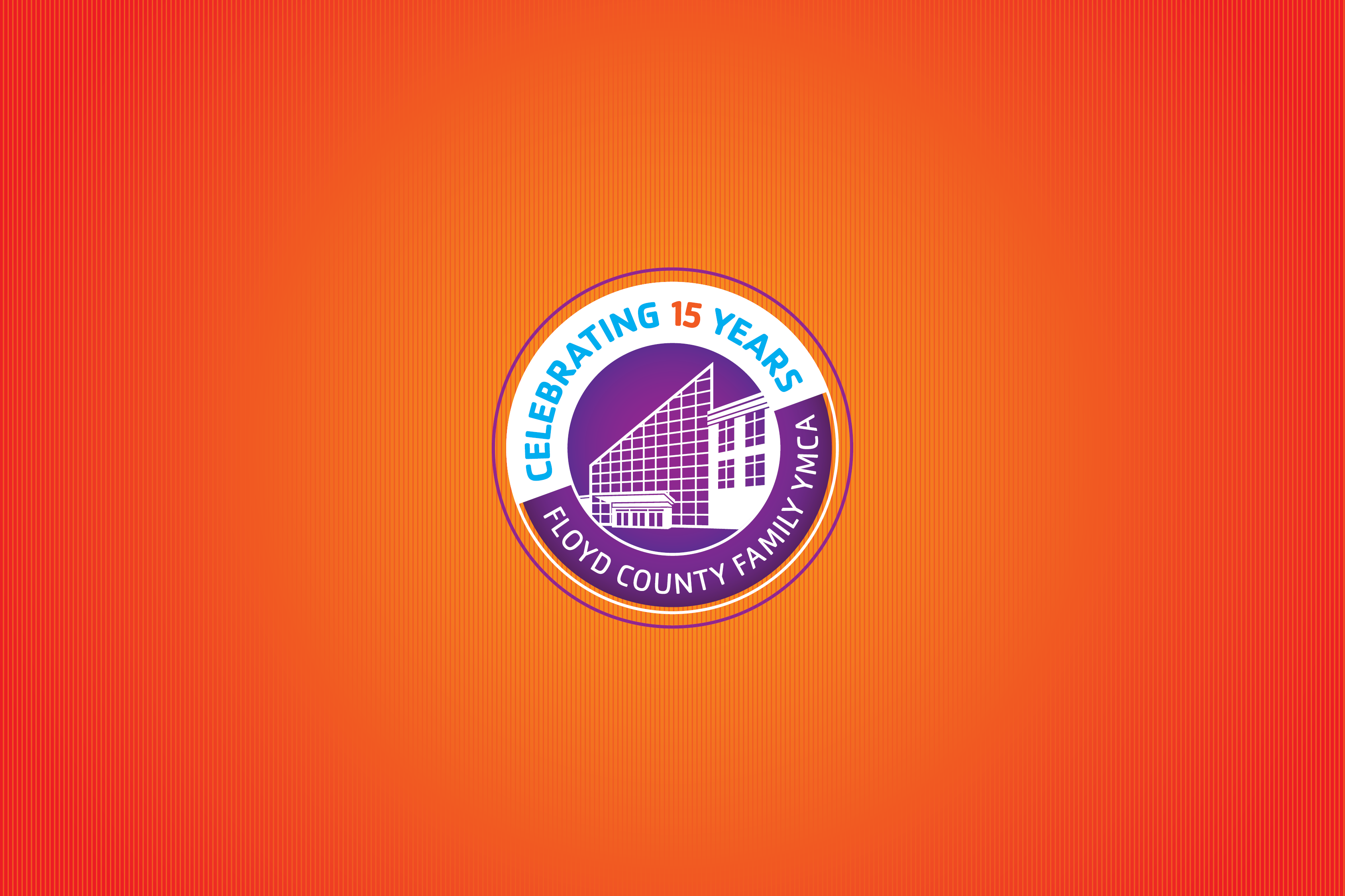 Floyd County 15 year celebration logo Floyd County 15 year celebration logo