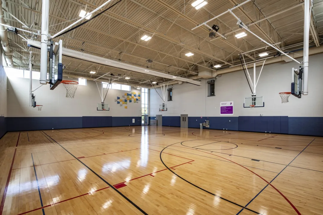 YMCA Louisville Republic Bank branch basketball court