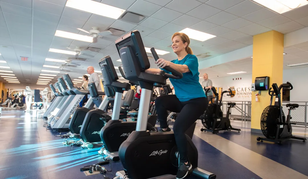 Member on Fitness Floor