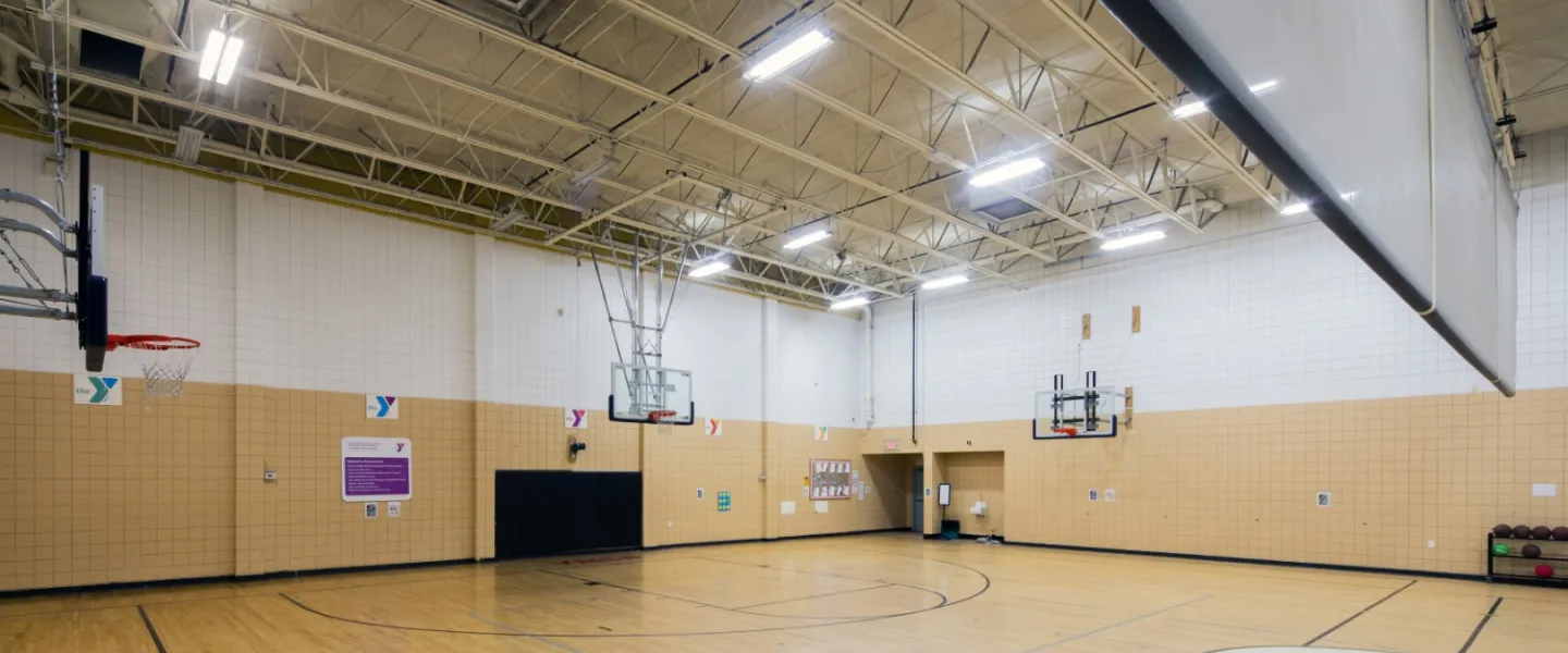 YMCA Louisville Chestnut Street branch basketball court