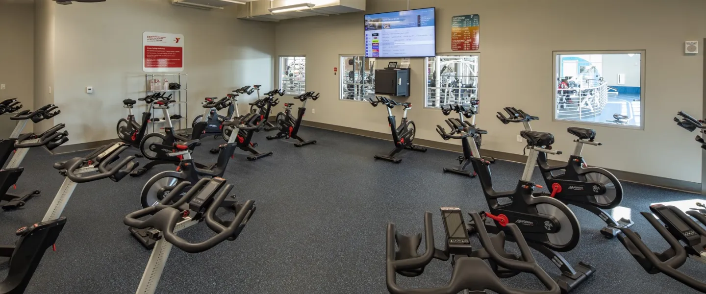 YMCA Louisville Republic Bank branch cycle studio