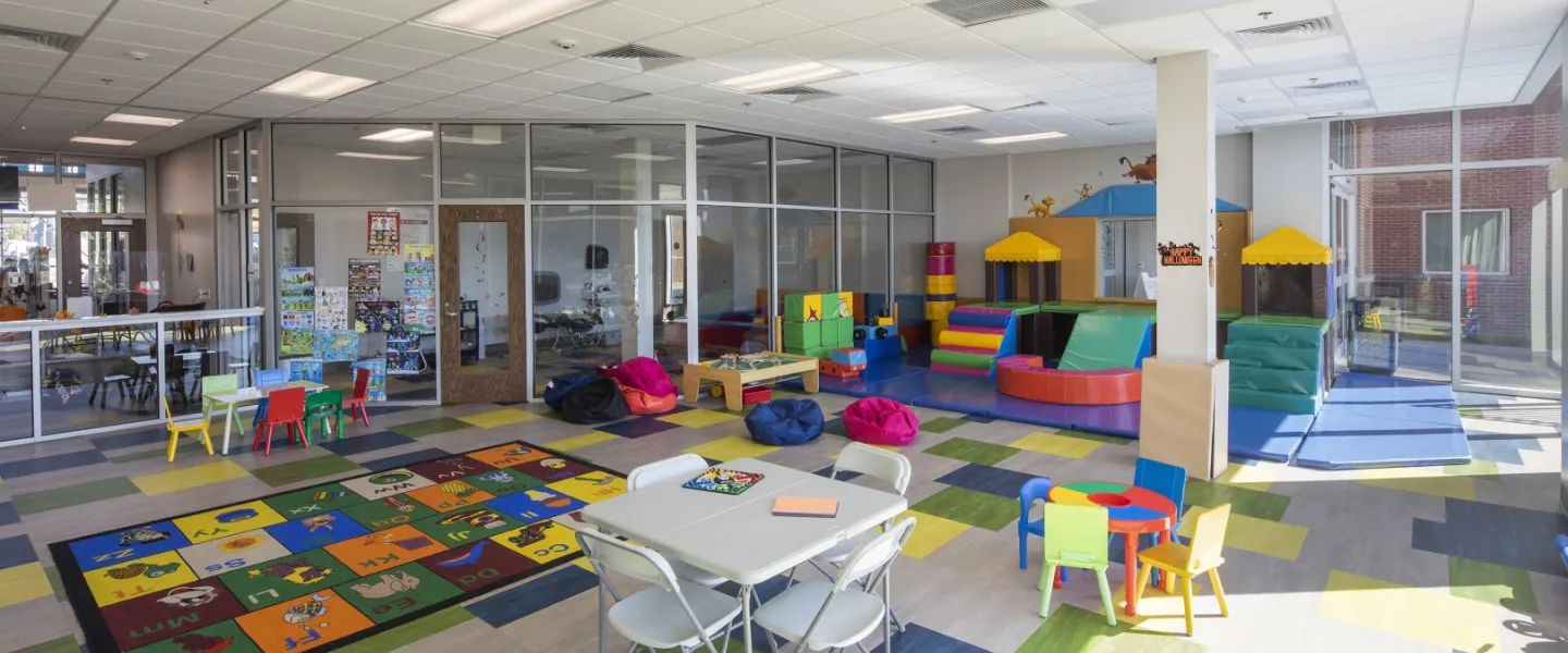 YMCA Louisville Republic Bank branch kids play area