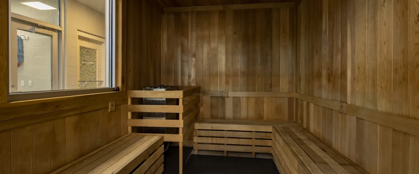 YMCA Louisville Republic Bank branch sauna