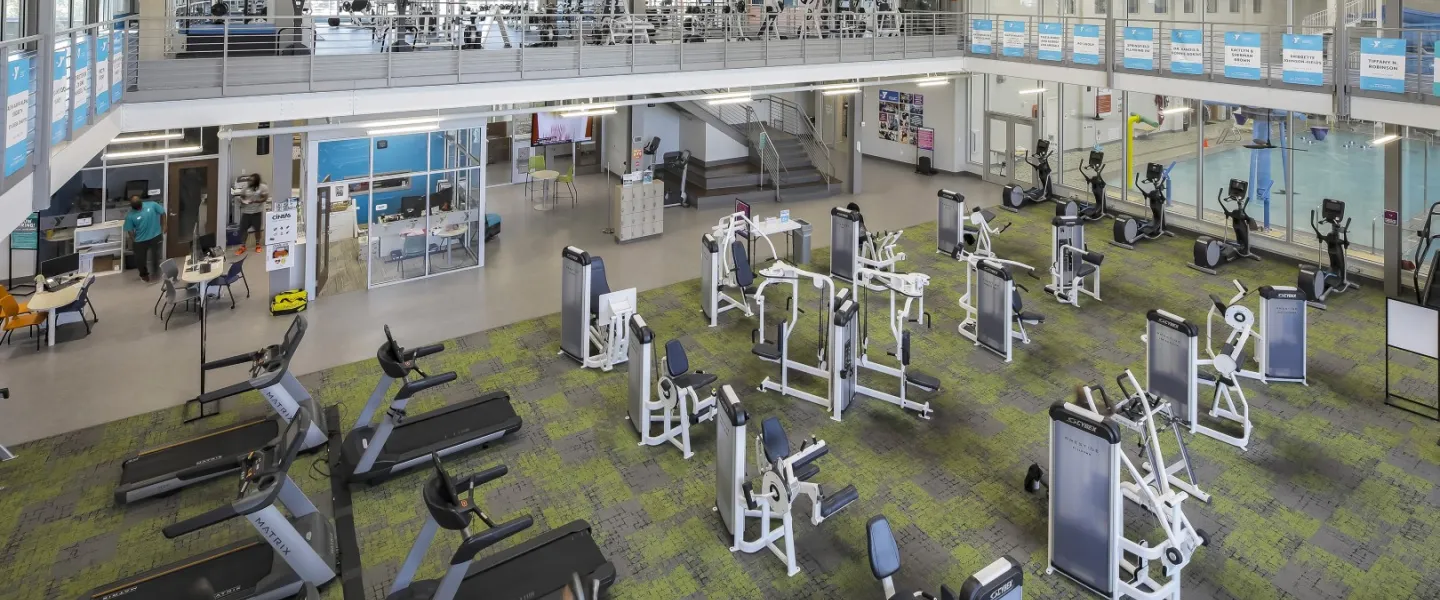 YMCA Louisville Republic Bank branch workout center