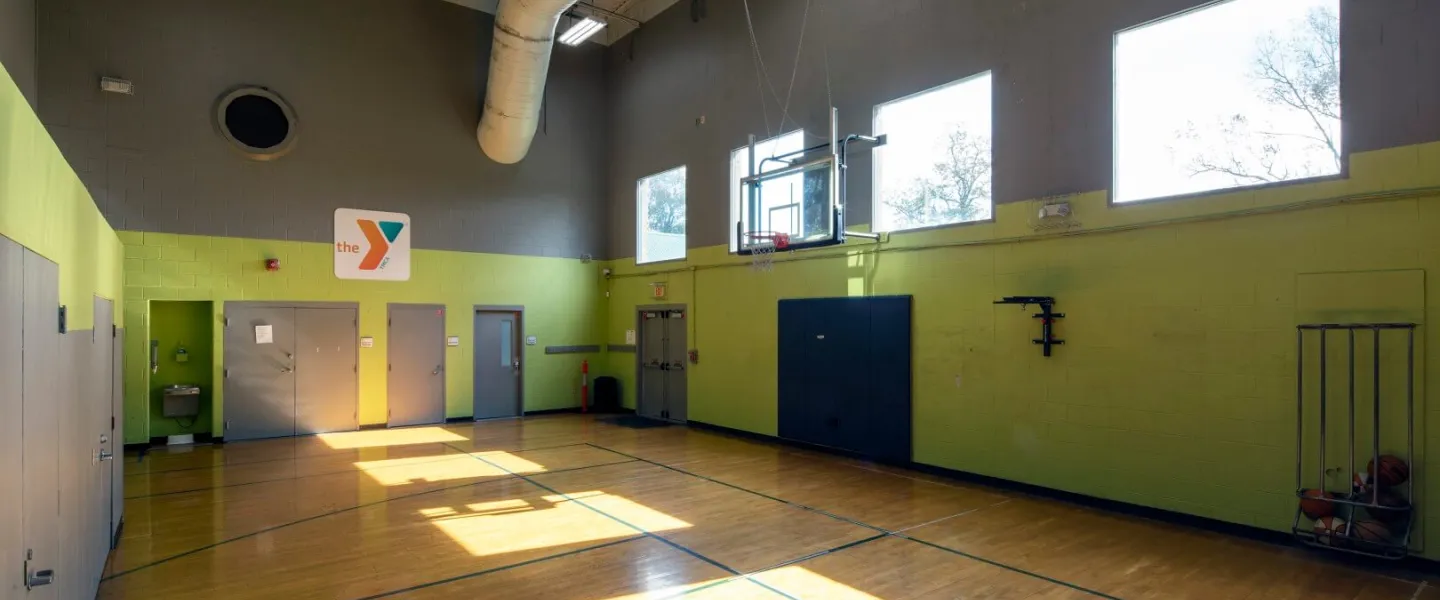 YMCA Louisville Southeast branch basketball court