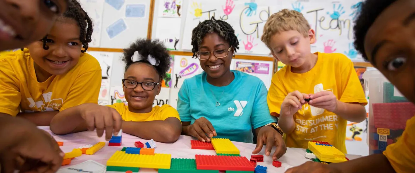 Kids at YMCA after school program