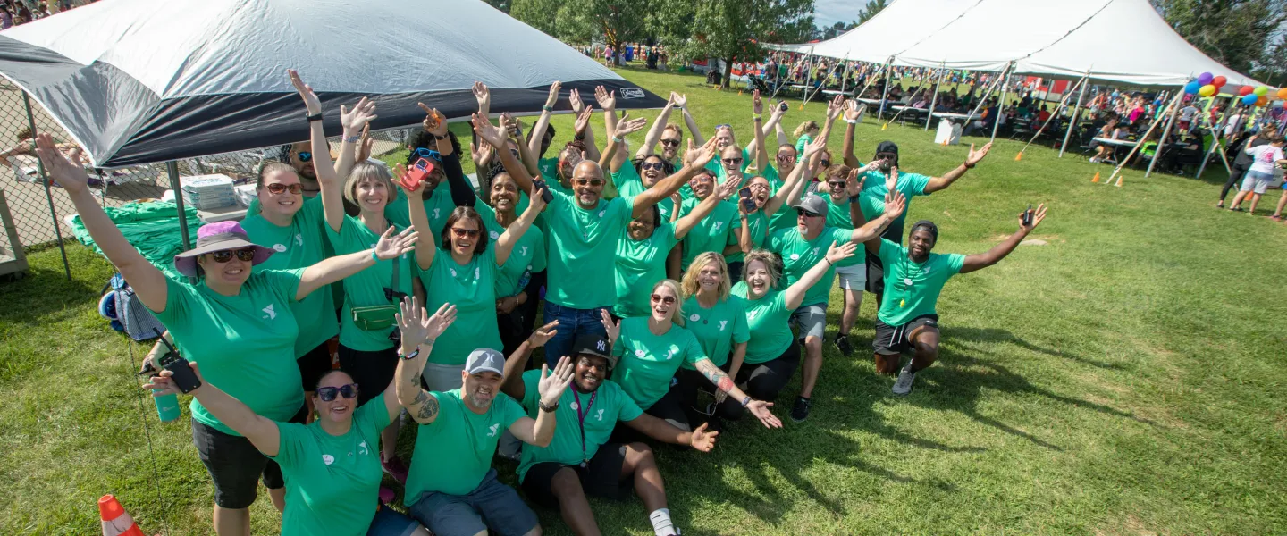 Staff at Family Picnic
