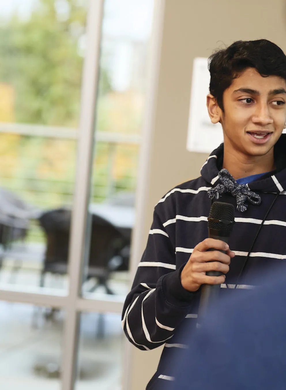 Kids practicing math at YMCA teen and youth program