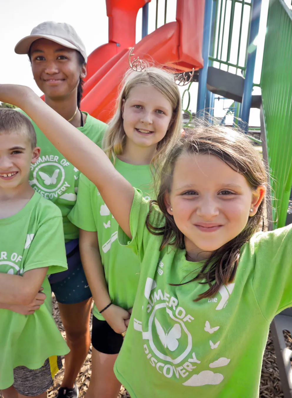 Group of children at a playground