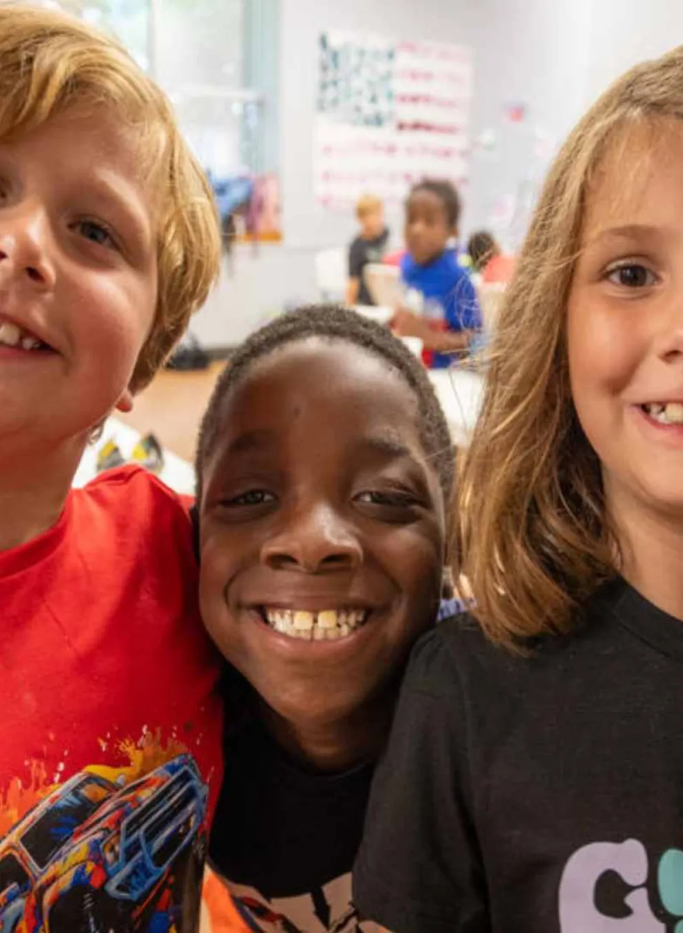 Kids in a YMCA after school program