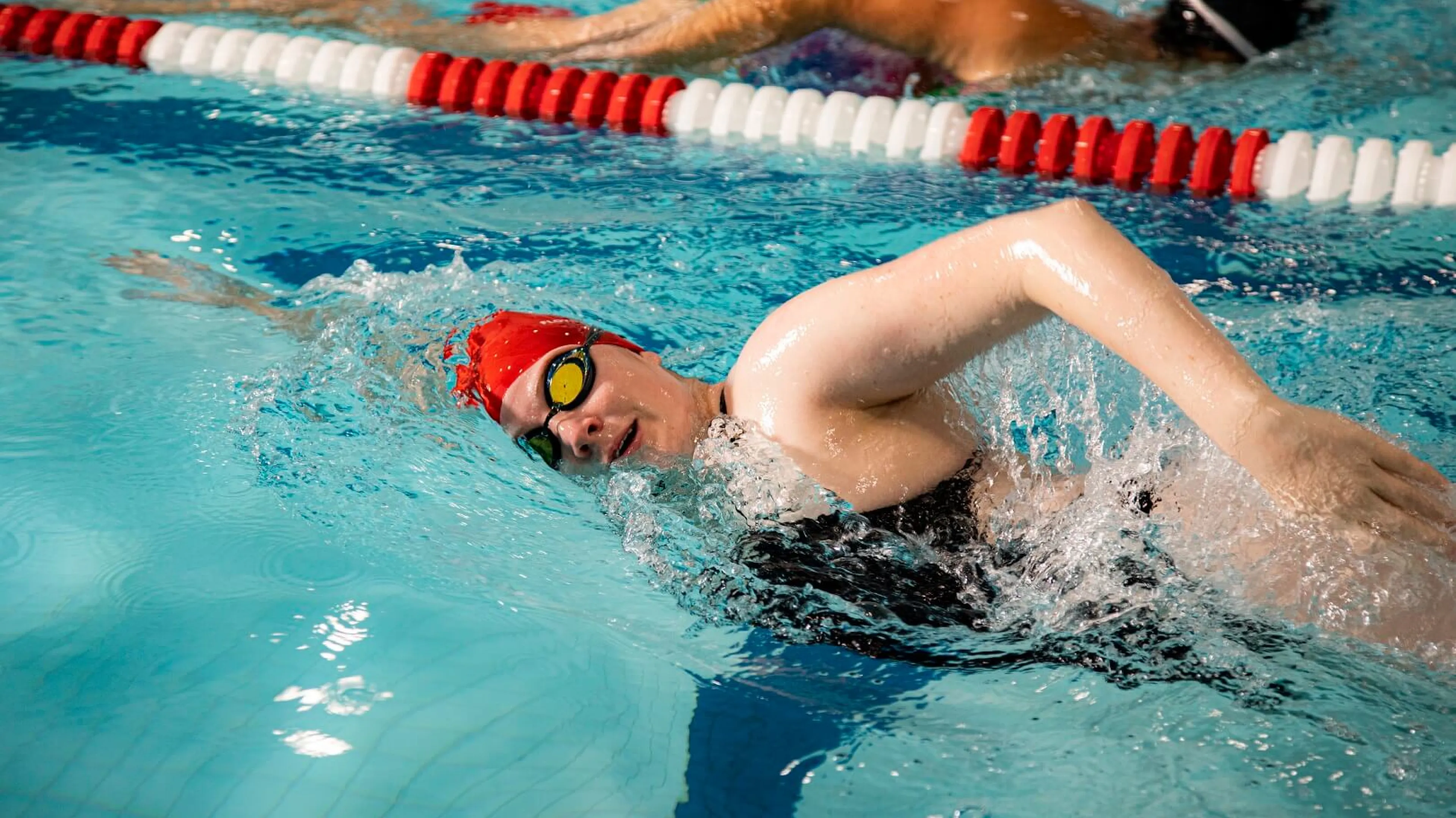 Woman swimming at YMCA Louisville