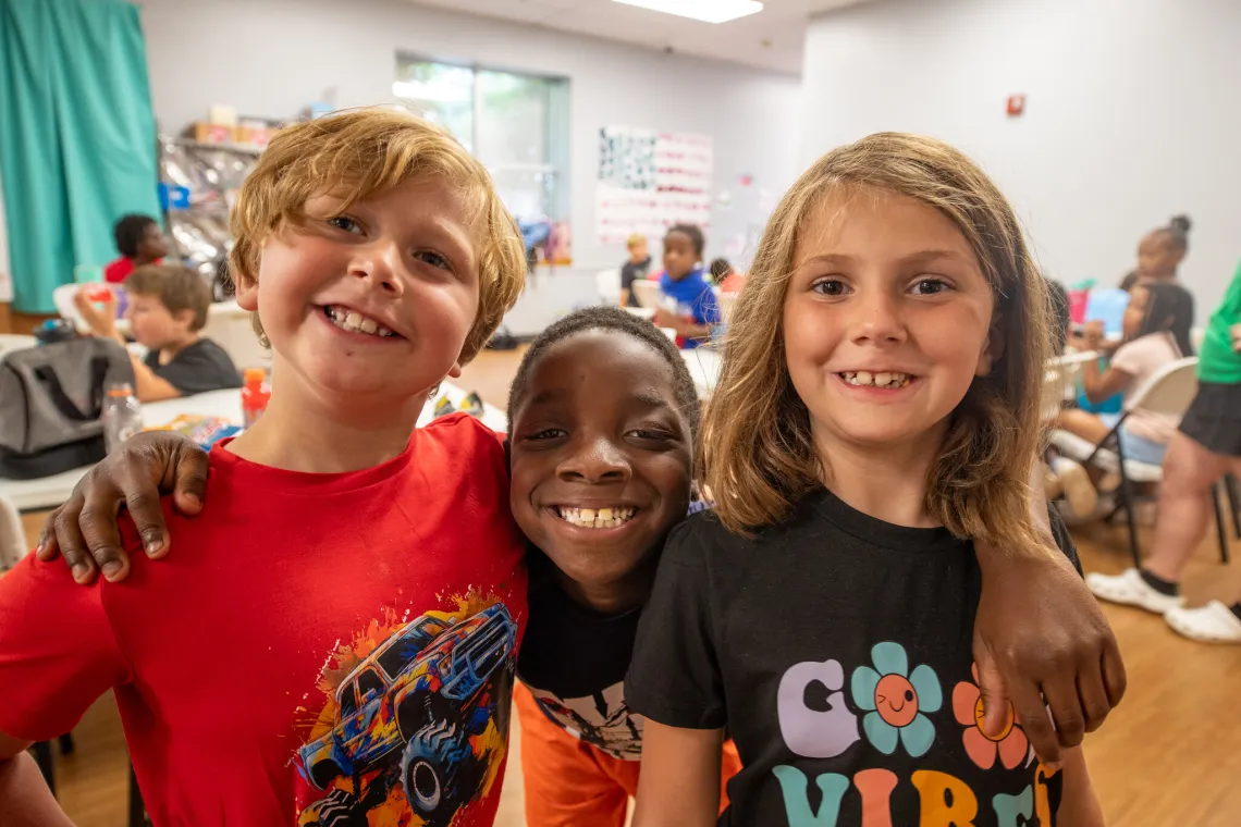 Smiling Youth in Childcare Program
