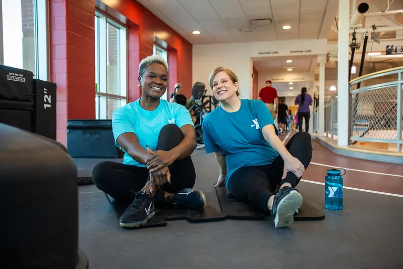 Ladies Resting after workout